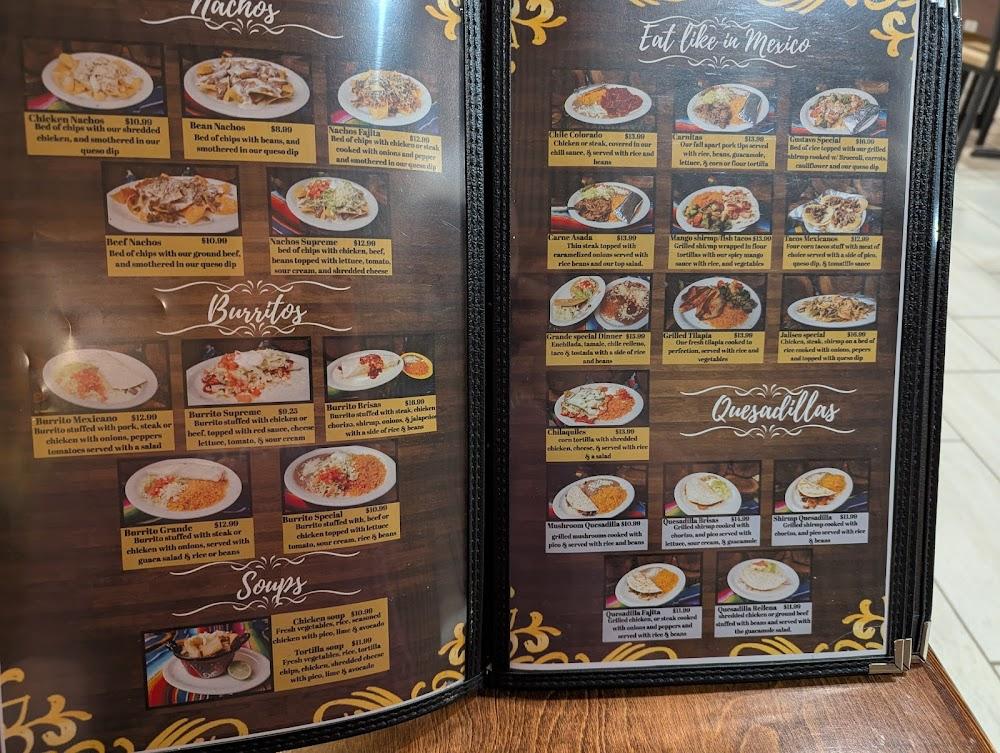 Las Brisas Mexican Restaurant Menu image 3